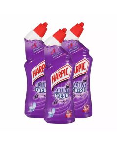 Harpic Power Plus Lavender Fragrance Toilet Cleaner-3X750ml