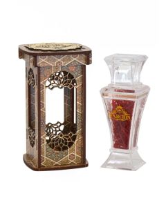 ZARCHIN Super Negin Saffron 1gm Wooden Gift Box (Green)