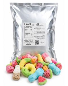Assorted Freeze Dried Jelly Candy 500g Bag - Various Shapes & Flavors, Crunchy Candy Mix