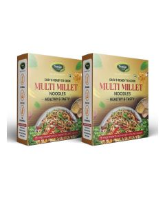 Thanjai Natural Multi Millet Noodles, 2 Packs x 180g (Total 360g), Homemade, No Preservatives
