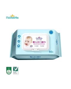 Meishiyu Baby Hand & Mouth Wipes (Pack Of 80 Wipes)