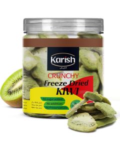 Karish Crunchy Bites Freeze-Dried Kiwi Snacks - 100% Real Frozen Fruit - Light, Crispy & Healthy Go-To Snack - No Added Sugar - 45 g