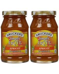 Smuckers Simply Fruit Spread Apricot 10 oz 2 ct