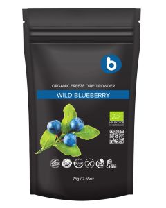 Organic Wild Blueberry Powder from Freeze Dried Wild Blueberries Bilberries Antioxidant Superfood for Smoothies Baking and Flavoring 265oz