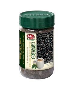 Greenmax Black Sesame Powder 100 Pure 400g 14oz Toasted Black Sesame Flour High Fiber Calcium No Additives For Milk Smoothies Baking Soup Desserts Product of Taiwan