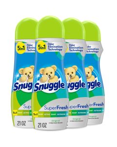 Snuggle In Wash Scent Booster Superfresh Original 21 Ounce Pack of 4