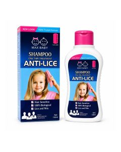 Max baby Shampoo one time treatment anti-lice 130 ml