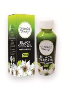 Greenish Baraka Black Seed OIL Healthy immune system Healthy Digestion and Respiratory Supports Cardiovascular Health 50 ml