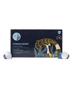 Coffee Roasters Aluminium Capsules / Attikan Estate - Medium Dark Roast / 100% Arabica / Speciality Coffee / Nespresso Compatible Coffee Pods / 40 Pods In Pack
