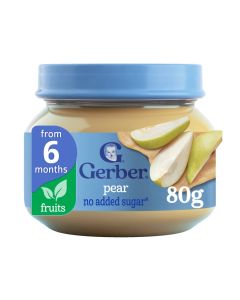 Baby Food Pear Puree Jar 6 Months
