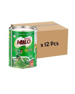 Nestle Milo Activ Go Cocoa Malt Beverage Powder In Tin- 12pcs of 400gms Bulk Pack (Please Note That Delivery Will Be Done Within 2-4 Days)