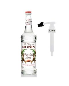 Monin Pure Cane Syrup with Monin BPA Free Pump Boxed Pure and Sweet Great for Coffee Tea and Specialty Cocktails GlutenFree NonGMO 750 ml