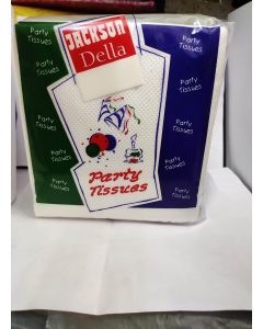 Jackson Della Poly Party Napkins Tissue (Pack Of 6)