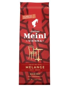 Julius Meinl Vienna MELANGE Ground Coffee, Medium Roast, Intensity 7, 220g