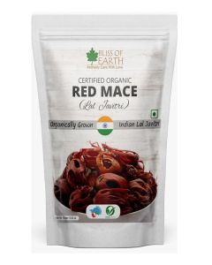 Bliss of Earth Javitri Red Mace Premium Organic Grown Whole Spice Enhance Flavor your Culinary Delight 100gm