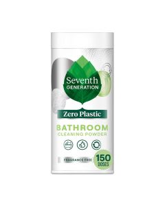 Seventh Generation Zero Plastic Bathroom Powder Cleaner Fragrance Free Wateractivated formula 54 oz
