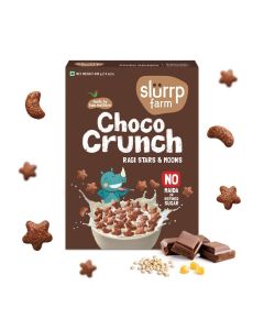 Choco Crunch Chocolate Cereal , No Maida, No Refined Sugar, No Added Colour , Ragi Stars and Moons