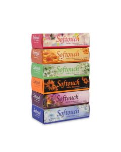 2 Ply Face Tissue - 100 Pulls Per Box (200 Sheets) / Pack Of 6 / Total 600-1200 Soft Tissues / Gentle & Absorbent Facial Tissue
