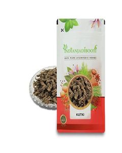 IndianJadiBooti Pure Kutki Root (Picrorhiza Kurroa) / Raw Ayurvedic Bitter Tonic for Hepatic Support, Deep Systemic Detox & Pitta Balance/ (100 Grams)