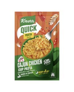 Quick Pasta Cajun Chicken Cup Mild Spicy Ready In 5 Minutes No Added Preservatives Or Artificial Colors