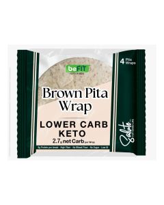Keto Lower Carb Brown Pita Wrap (High Fiber, No Sugar, No Wheat Flour, Low GI)
