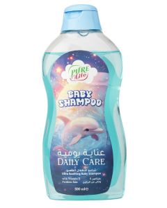 Pure Life Baby & Kids Shampoo – Ultra Soothing Daily Care for Newborns, Gentle Tear-Free Formula with Vitamin E & Natural Extracts, Paraben-Free Kids Shampoo, Hypoallergenic Nourishing Soft Hair 300ml