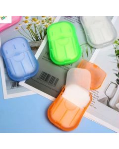 Disposable Travel Paper Soap with Portable Box 20 Sheets per Box Pack of 4 Boxes TravelSize with Case