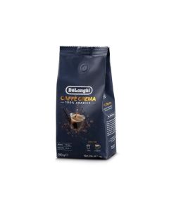 De'Longhi Caffe Crema Whole Coffee Beans 250g, 100% Arabica, Smooth & Balanced Flavor, Ideal for Coffee & Americano – DLSC602