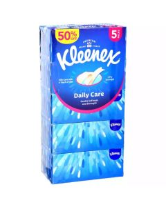 Kleenex Daily Care Facial Tissue Gentle Softness And Strength- 5X2plyX120 Sheet