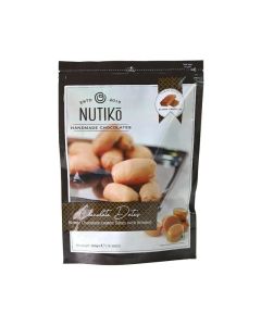 Nutiko Handmade Chocolate Dates, Blonde Chocolate Coated Dates With Almond- 300gms