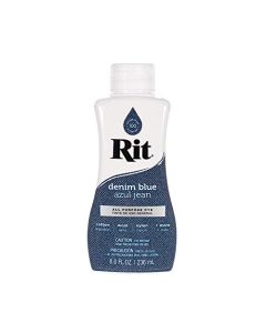 Rit Dye Liquid Wide Selection of Colors 8 Oz Denim Blue