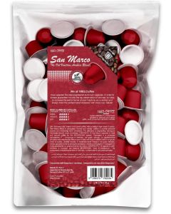 100 Coffee Capsules in 100% Aluminum Recyclable to Infinity, Harmoniously & Creamy Blend 4/5, Box with 100 Loose Capsules Compatible with Nespresso Machine, Made in Italy