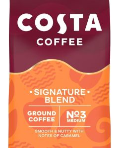 Costa Coffee Mocha Italia Signature Blend Ground Coffee, Strength No.3, 200g