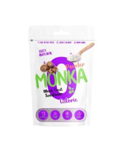 Monka Monk Fruit Sweetener Powder – Zero Calorie Natural Sugar Substitute / Keto & Diabetic Friendly Sweetener / Low Glycemic Sugar Alternative for Coffee, Tea, Baking & Cooking