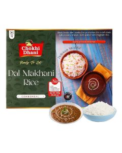 Dal Makhani Rice 350 gm / Ready-to-Eat Rice with Vegetables & Spices / Indian-Style Meal / Heat & Serve / Vegetarian /