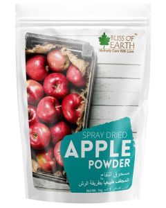 Bliss of Earth Apple Powder Natural Spray Dried Great for Apple juice, Apple Drink Mix, Baking Apple Pie, Cake, Custard 1KG