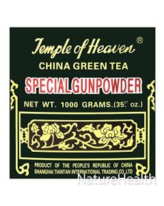 Temple of Heaven China Green Tea Special Gunpowder 1 Kilo Guaranteed Authenticity 22 Pound Pack of 1