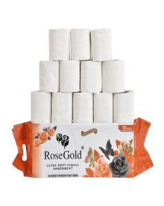 Toilet Paper Tissue Roll // Tissues Paper Rolls (Pack of 10-2 Ply Toilet Tissue Paper)