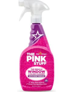 The Pink Stuff Miracle Window And Glass Cleaner Spray With Rose Vinegar 750 ML