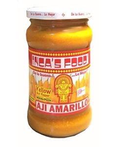 Incas Food Aji Amarillo Yellow Hot Pepper Molidopaste 105oz Product of Peru