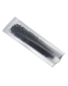 PABCK 500 Pcs 21x708 inch Inside Size 177x669 inch Clear Front Vacuum Heat Sealable Pure Mylar Foil Bag for Travel Sampling Packaging Food Storage Aluminum Foil Candy Coffee Powder Package