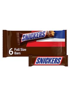 SNICKERS Full Size Chocolate Candy Bars 1116oz bag 6 Bars per bag
