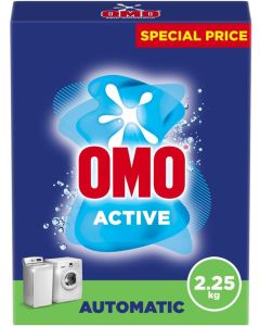 OMO Active Automatic Powder Laundry Detergent, 2.25 KG - Up to 100% Stain Removal