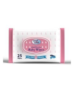Ultra Soft & Gentle Baby Wet Wipes for Sensitive and Delicate Skin - 25 Wipes