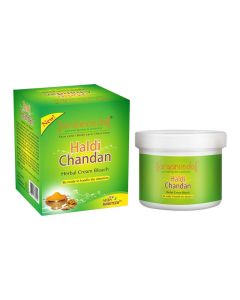 Aryanveda Haldi Chandan Herbal Bleach Cream Turmeric Sandalwood for Glowing Skin Brightening AntiAcne Smooth Skin Women Men 43g Each Pack of 10