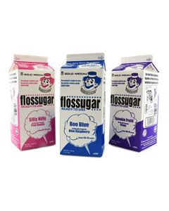 Cotton Candy Floss SugarBlue Raspberry Pink Vanilla Grape12 Gallonthree Pack