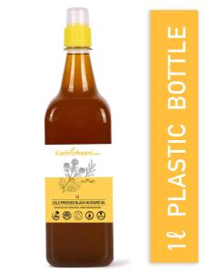 Truly Cold Pressed Black Mustard Oil / 100% Pure & Natural / Strong Aroma & Authentic Taste / 1L