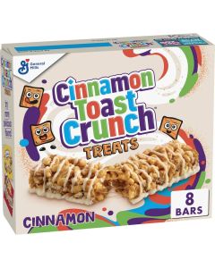 Cinnamon Toast Crunch Treats - 8 Individually Wrapped Cereal Bars