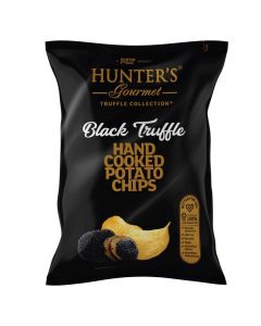 Hunter’s Gourmet Hand Cooked Potato Chips Black Truffle 125GM