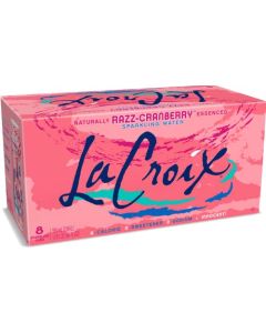 La Croix Sparkling Water CranRaspberry 96 Ounce Pack of 8